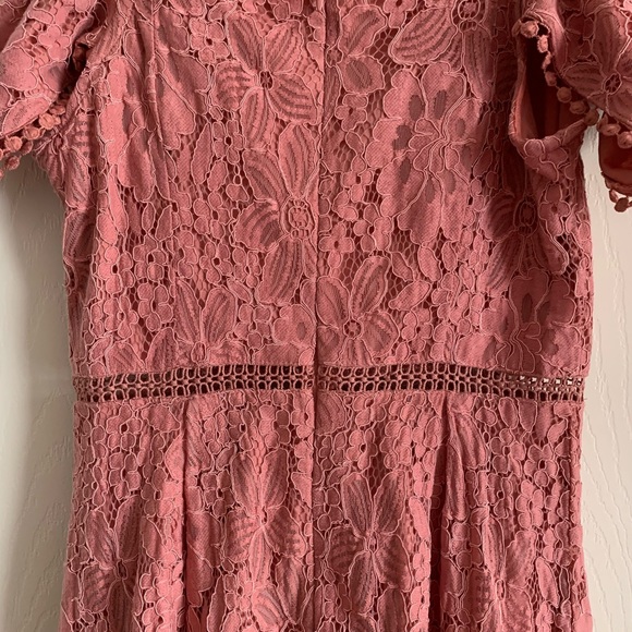 Francesca’s Collection Floral Pink Off Shoulder With Strap Dress Size sm… - Picture 16 of 17